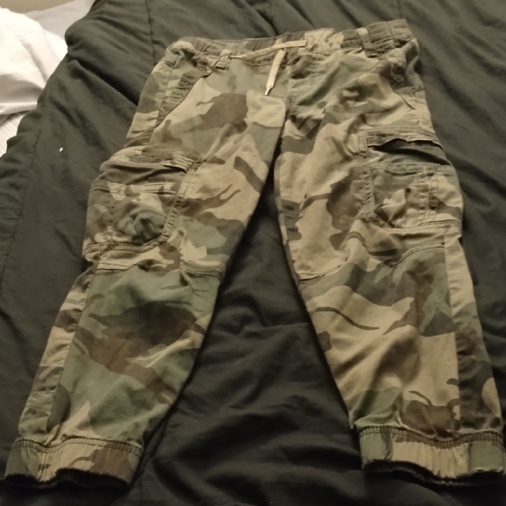 Boys Cargo Pants With Drawstring